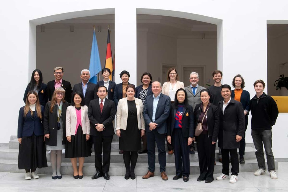 The Dean of MFU School of Nursing joined Thai partner universities representatives and Consul General visiting Bonn University Hospital, Medical Faculty and Rectorate of the University of Bonn.