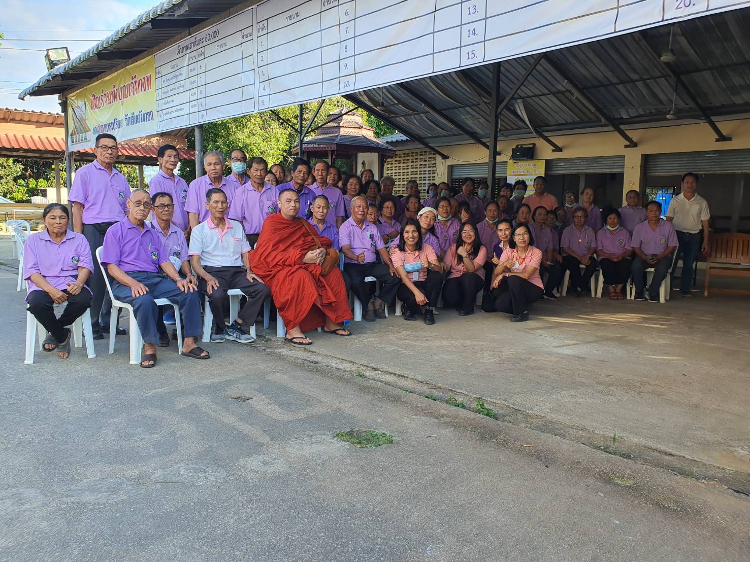 กิจกรรมบริการวิชาการ เพื่อส่งเสริมสุขภาพและป้องกันโรคในผู้สูงอายุ