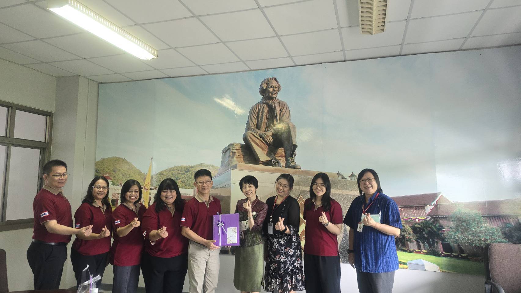 The faculty  members from the Department of Psychiatric Nursing, Faculty of Nursing, Chiang Mai University (CMU) visited the Psychiatric Nursing and Mental Health Department, MFU School of Nursing