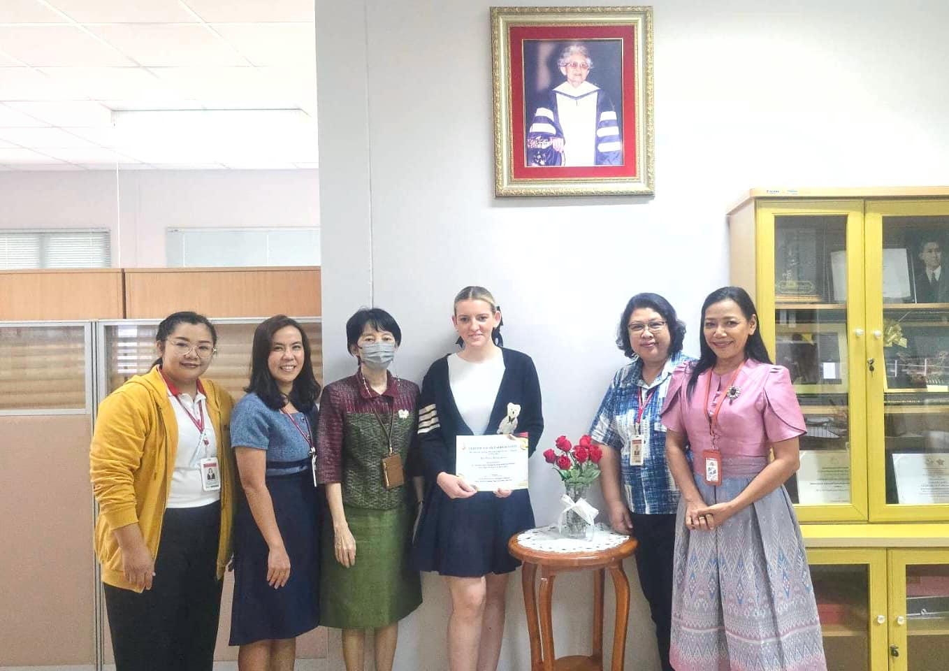 Internship Program for Inbound Exchange Student from the University of South Bohemia, Czech Republic. โครงการฝึกงานสำหรับนักศึกษาแลกเปลี่ยนจาก University of South Bohemia สาธารณรัฐเช็ก