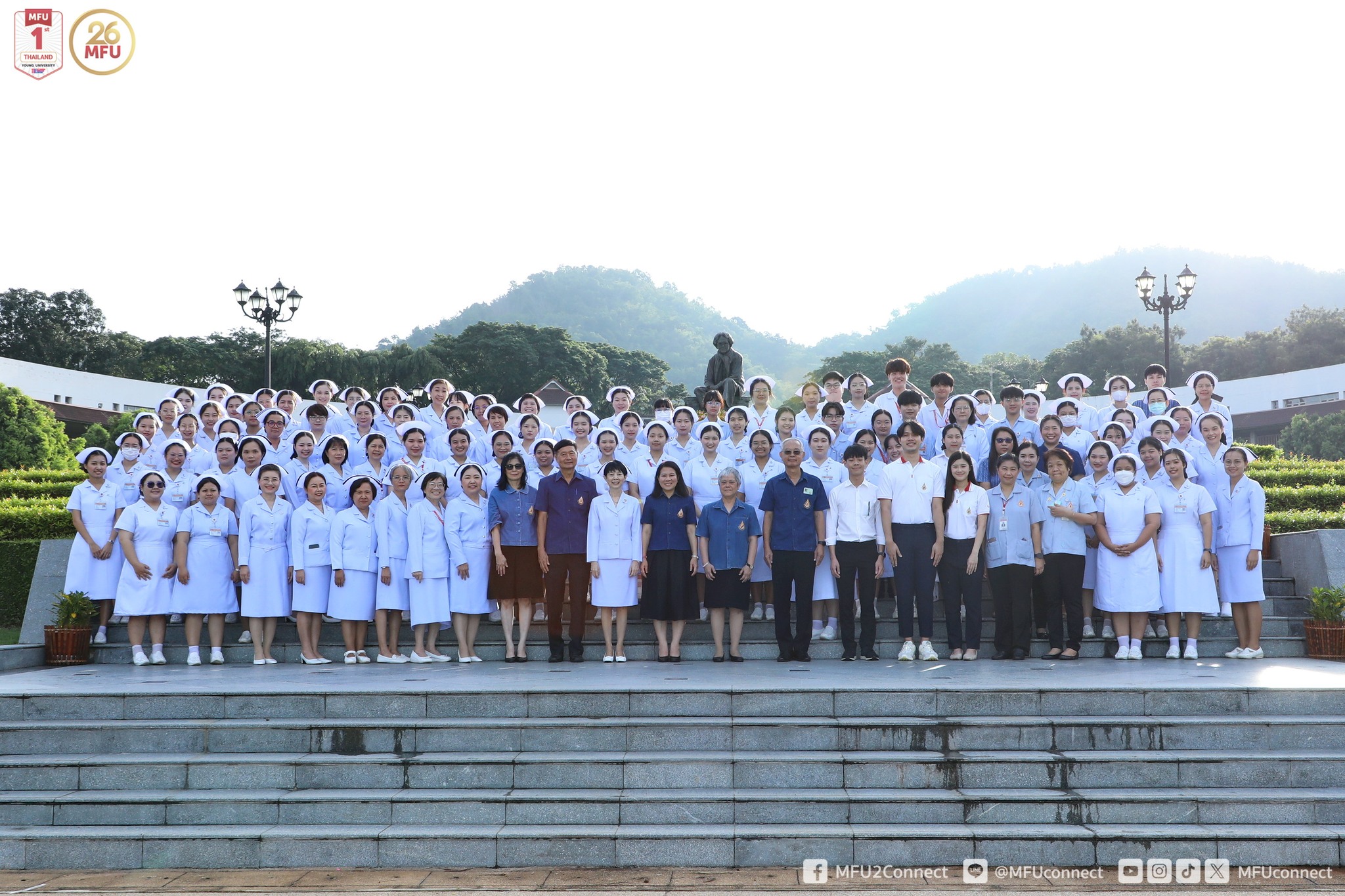 Celebrating National Nurses Day and National Dental Public Health Day พิธีถวายเครื่องสักการะเนื่องในวันพยาบาลแห่งชาติ และวันทันตสาธารณสุขแห่งชาติ