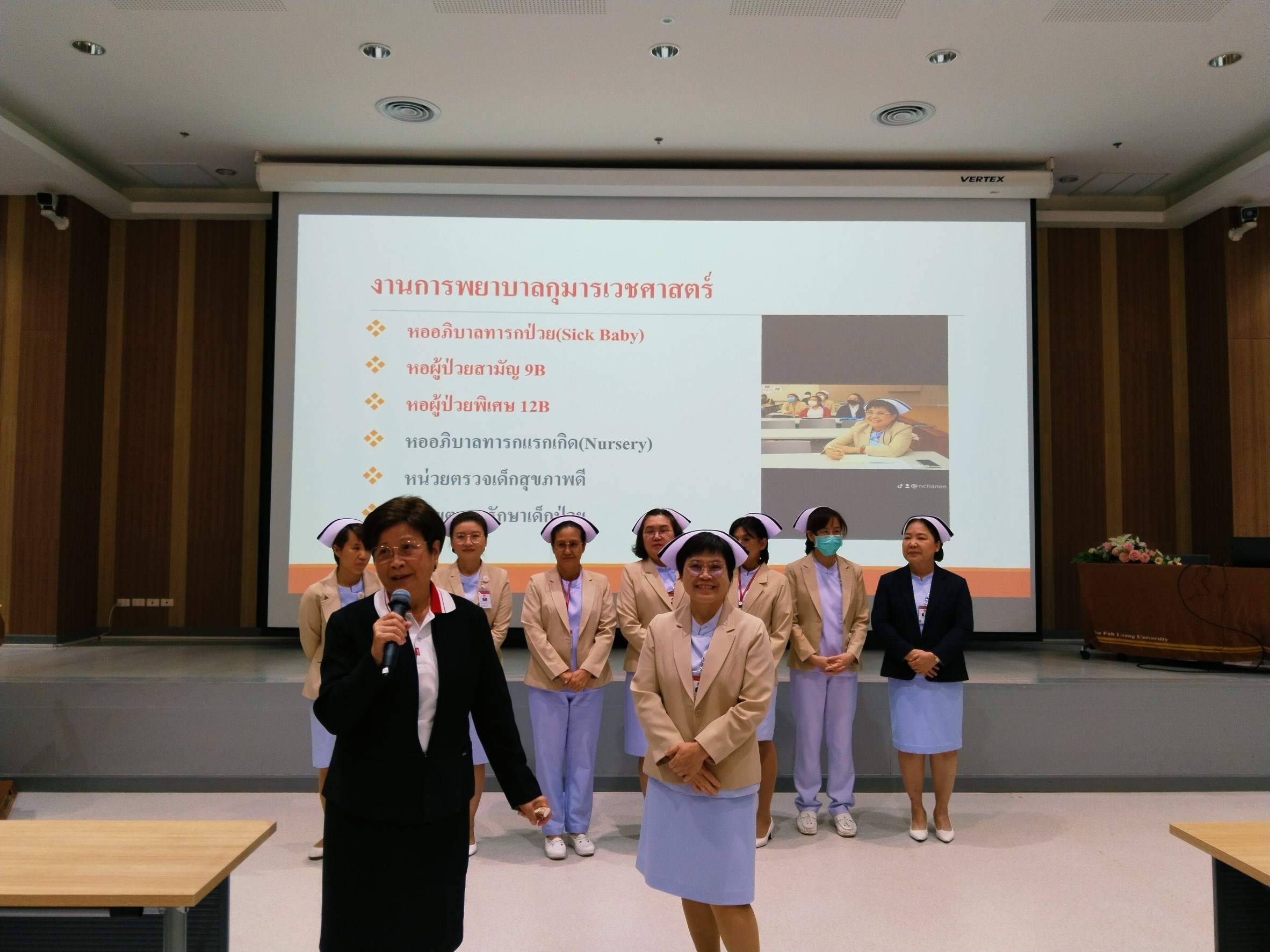 Fourth-year nursing students participated in an 