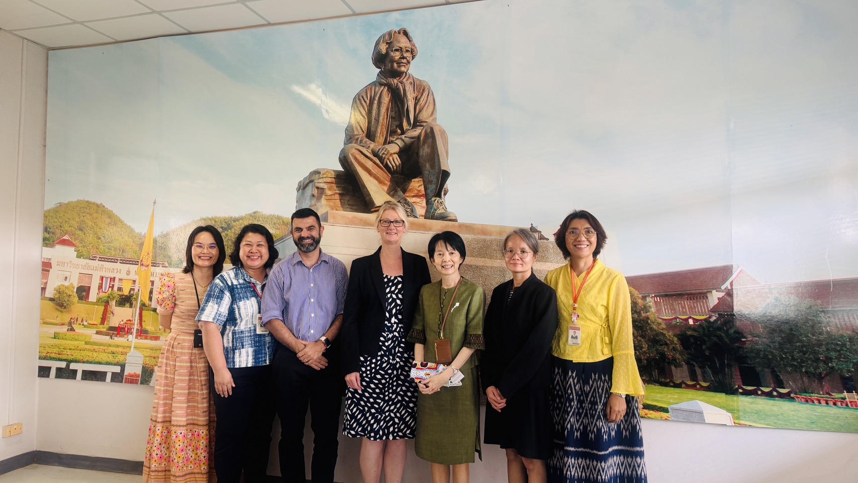 Mae Fah Luang University School of Nursing Welcomes Delegation from Deakin University for Academic Collaboration