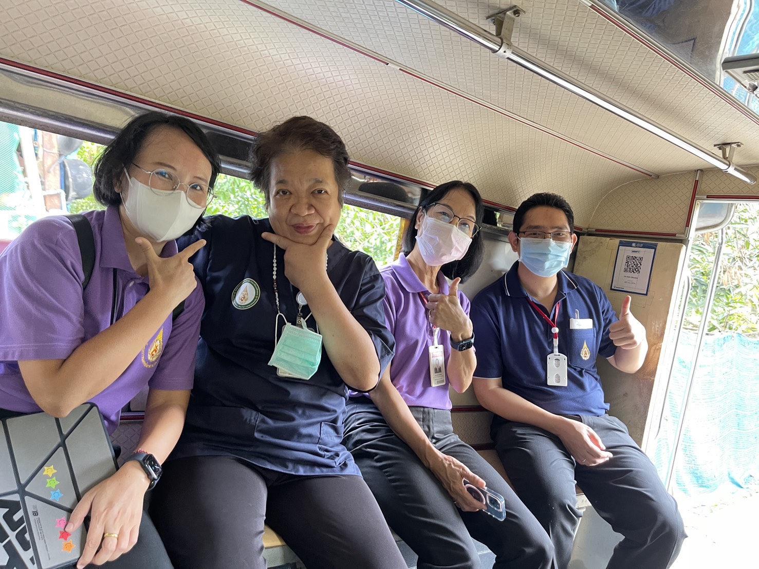 โครงการแพทย์อาสาบรมราชกุมารี มหาวิทยาลัยแม่ฟ้าหลวง นำโดยอาจารย์สำนักวิชาพยาบาลศาสตร์ เยี่ยมบ้านผู้ป่วยติดบ้านติดเตียงตำบลนางแล/The Princess Mother’s Medical Volunteer Foundation of MFU conducted home visits at Na Lae Subdistrict  