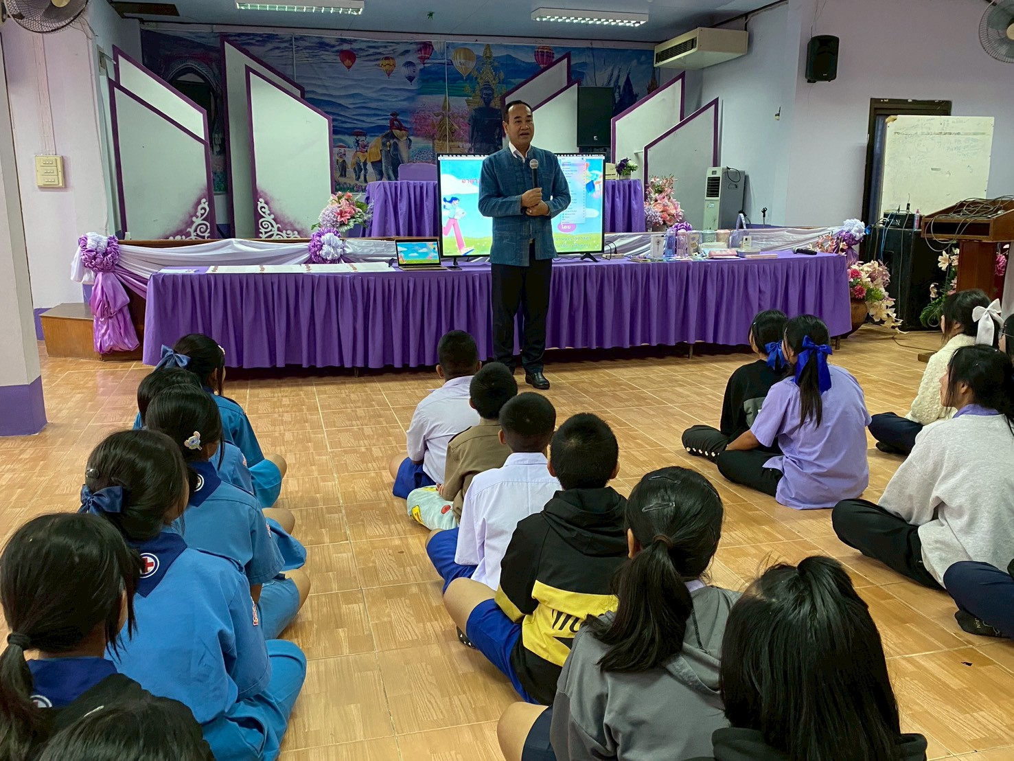 สำนักวิชาพยาบาลศาสตร์ มฟล. จัดกิจกรรมทบทวนความรู้ “อสร.น้อย” เสริมความมั่นใจแกนนำสุขภาพในโรงเรียน/MFU School of Nursing Organizes “Young Health Volunteers” Knowledge Reinforcement Activity to Strengthen Student Health Leaders