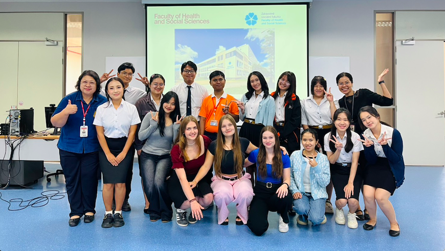 เปิดโลกการเรียนรู้ นักศึกษาพยาบาล มฟล. แลกเปลี่ยนประสบการณ์กับนักศึกษาจากสาธารณรัฐเช็ก/MFU Nursing Students Gain Global Perspectives through Exchange with Students from the Czech Republic