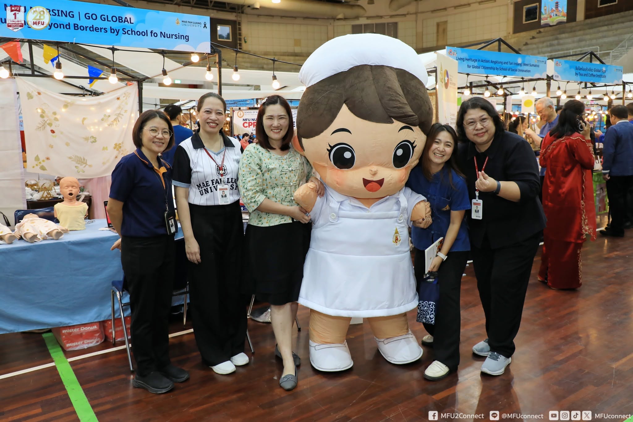 สำนักวิชาพยาบาลศาสตร์ ร่วมขับเคลื่อนความเป็นสากลในงาน MFU International Festival 2026/School of Nursing Promotes Internationalization at MFU International Festival 2026