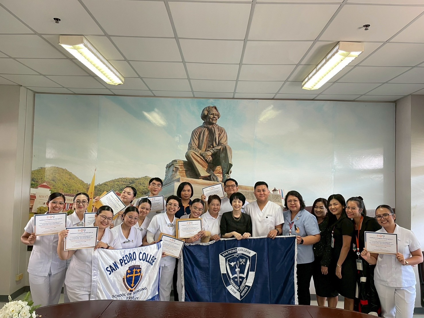 สำนักวิชาพยาบาลศาสตร์ มหาวิทยาลัยแม่ฟ้าหลวง ยินดีต้อนรับคณะผู้แทนจาก San Pedro College ประเทศฟิลิปปินส์/School of Nursing, Mae Fah Luang University, Welcomes Delegates from San Pedro College, Philippines