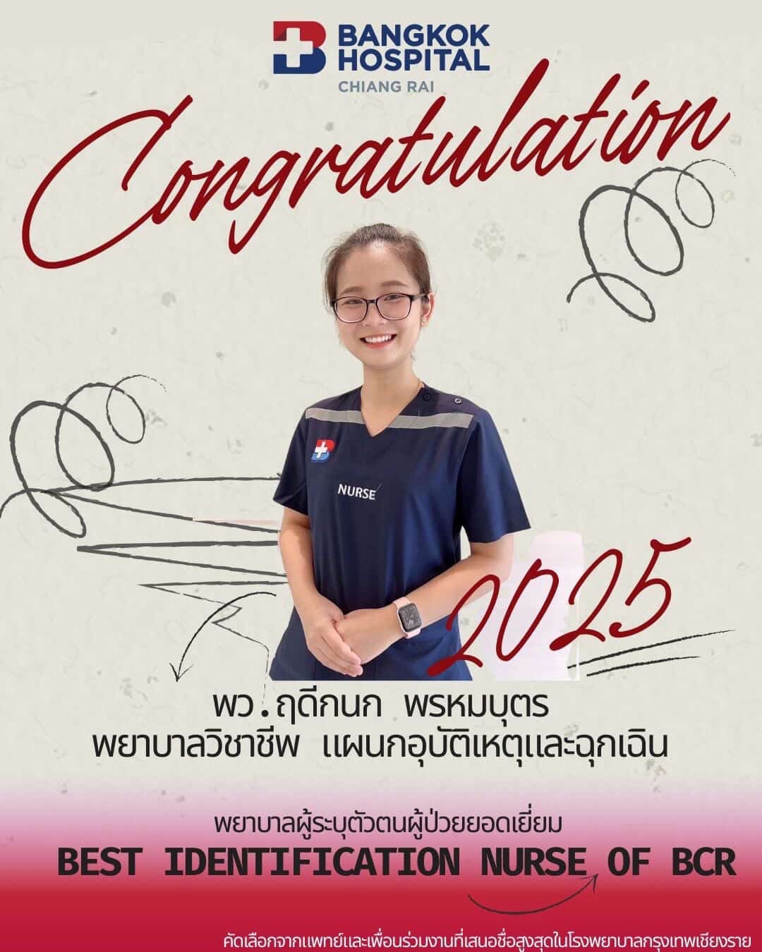 ขอแสดงความยินดีกับ พ.ว.ฤดีกนก พรมบุตร ที่ได้รับรางวัล 