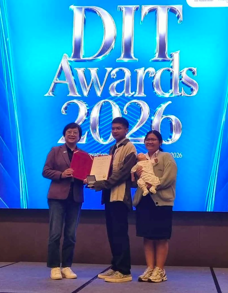 นักศึกษา มฟล. คว้ารางวัลที่ 1 เหรียญทอง DTT Awards 2026 จากผลงานเกมจำลองการทำคลอด/MFU Students Win First Place – Gold Medal at DTT Awards 2026